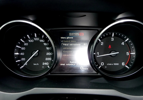 Land Rover Range Rover Evoque cena 59900 przebieg: 273000, rok produkcji 2012 z Ząbkowice Śląskie małe 631